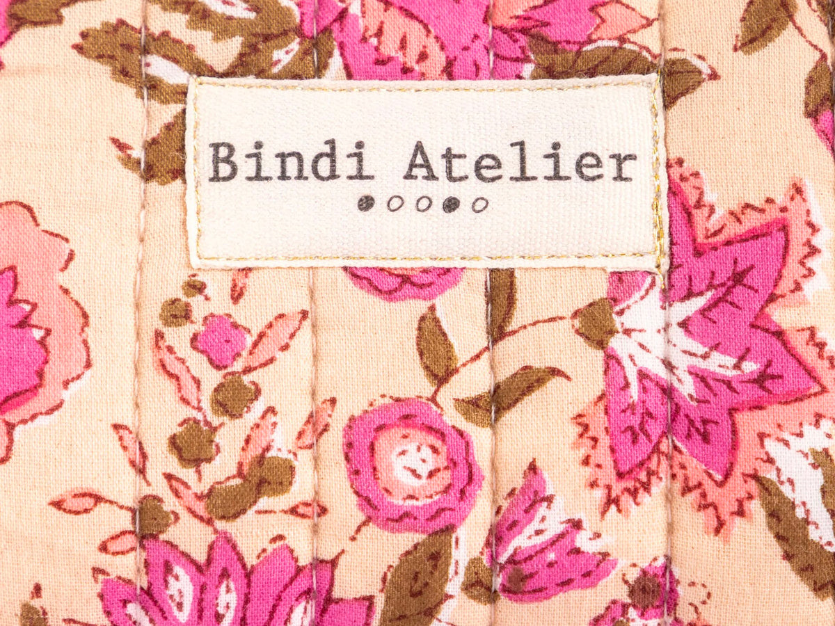 Trousse Ă crayon et pinceau Bindi Atelier Goa Pink
