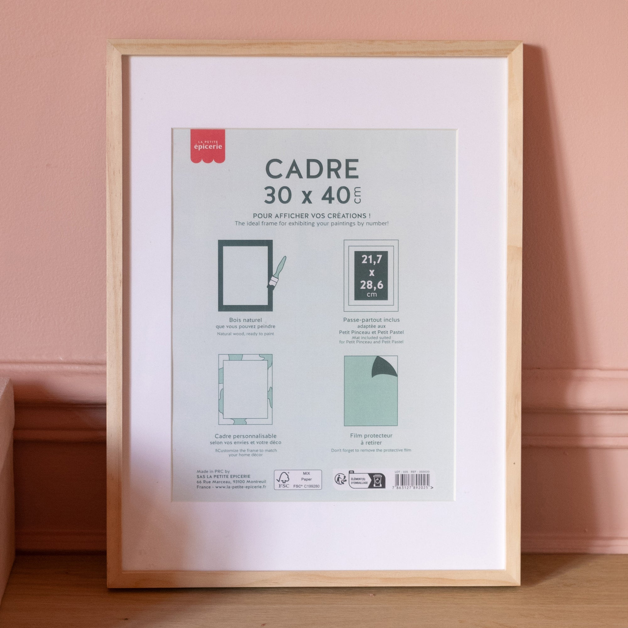 Cadre pour Peinture au numéro