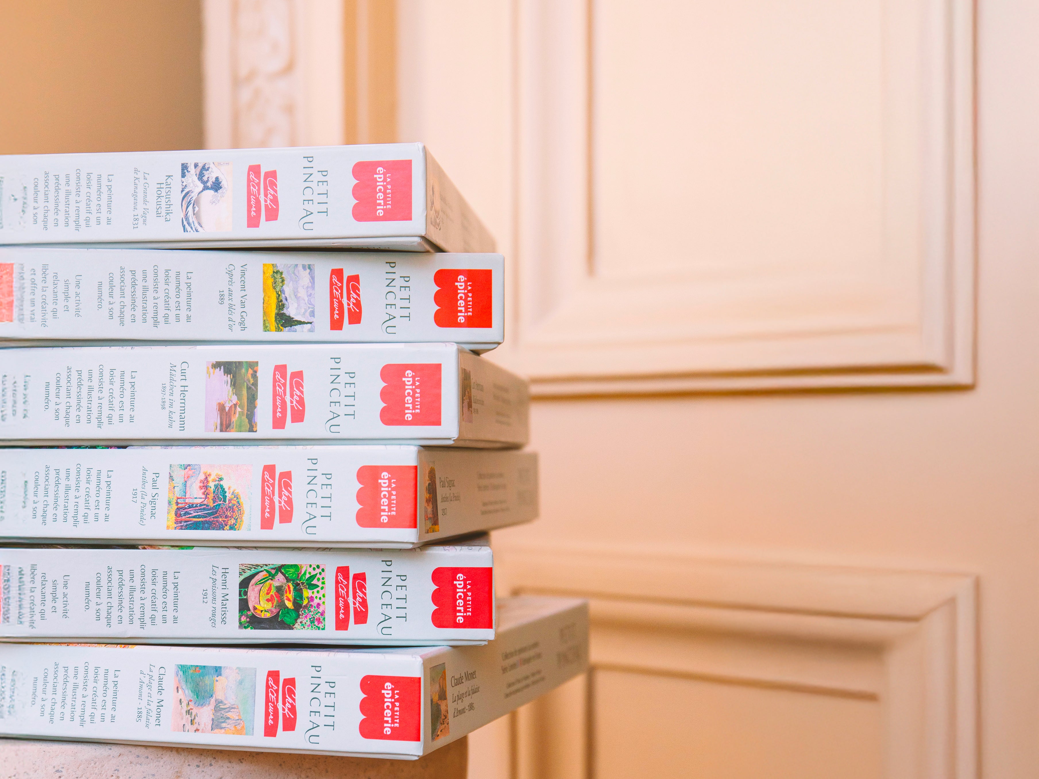 Kit de peinture au numéro - La Grande Vague de Kanagawa, Katsushika Hokusai