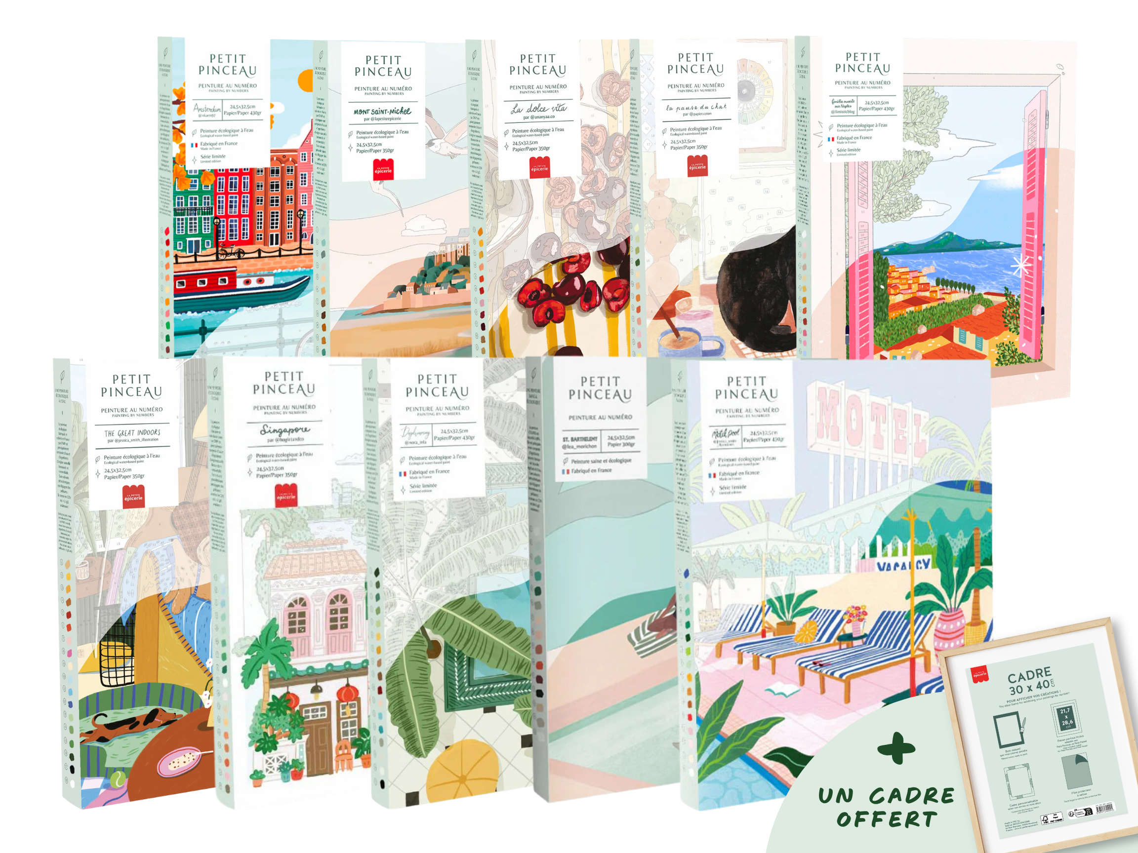 Pack 10 Petit Pinceau emblématiques