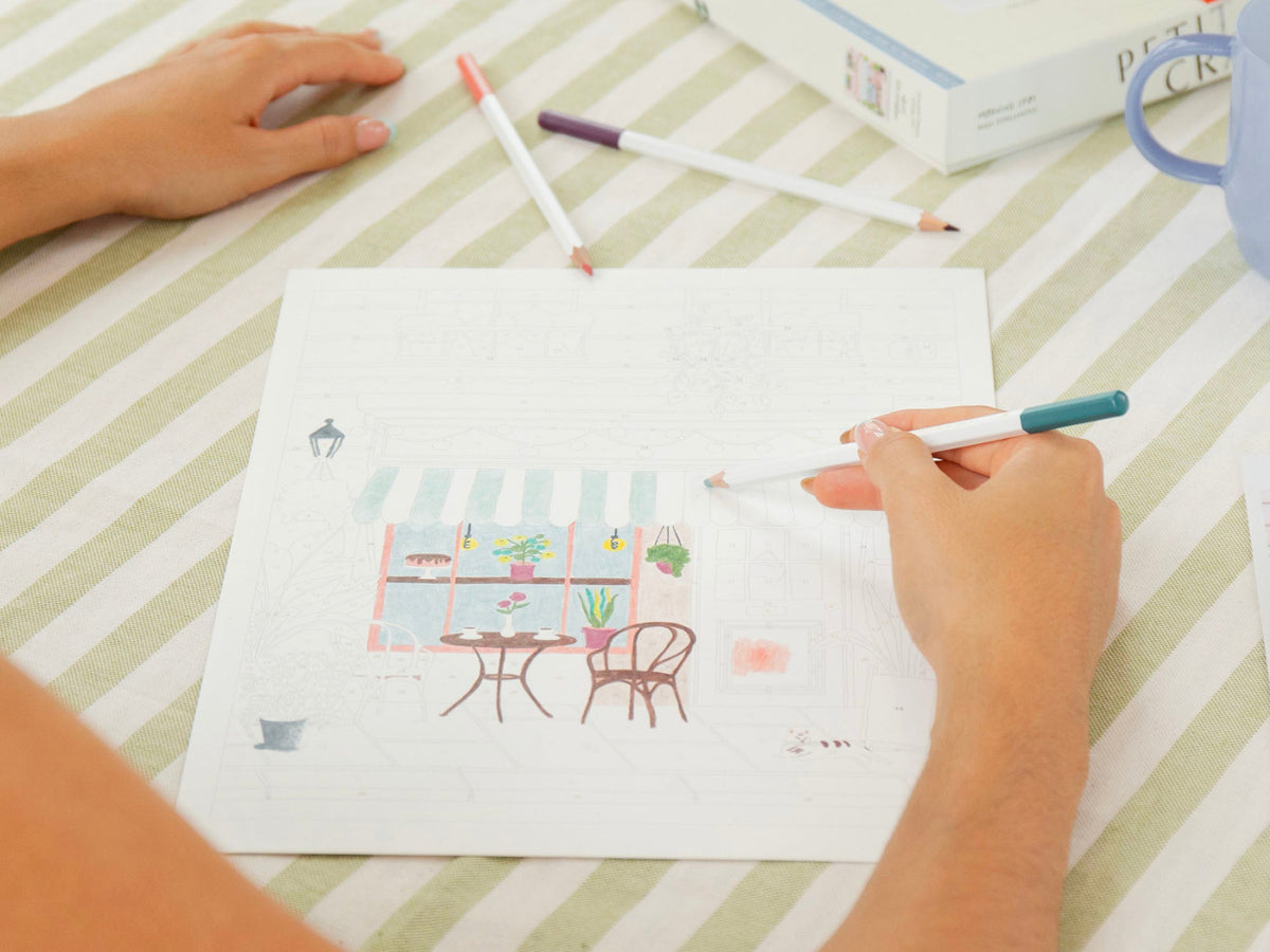 Kit de coloriage au numero Morning Spot Petit Crayon