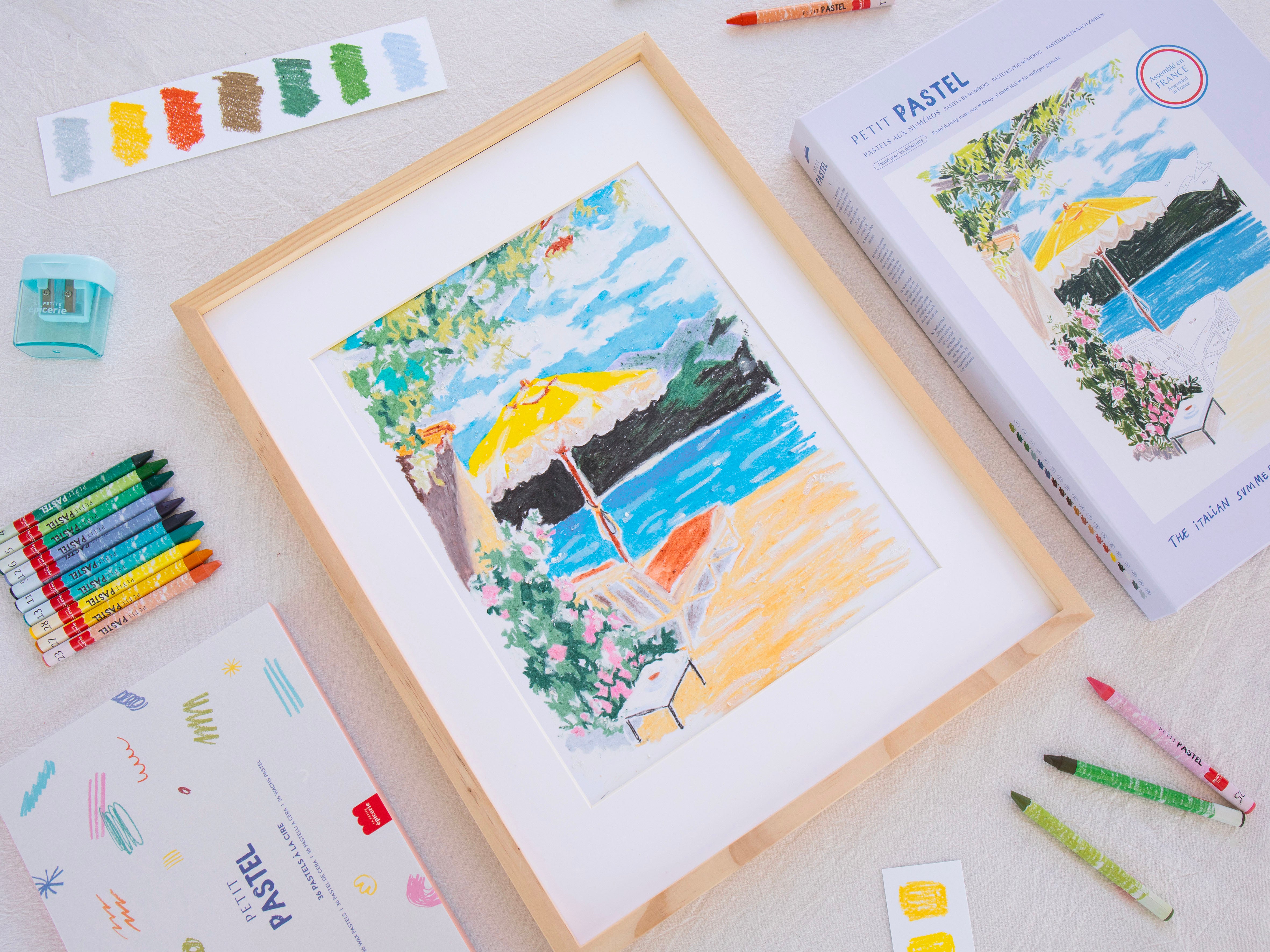 Kit de Pastels au numéro - The Italian summer