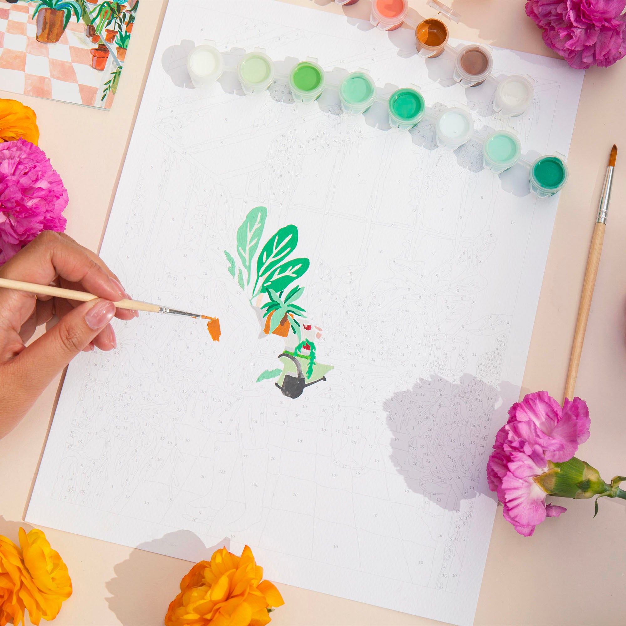 Kit de peinture au numéro - Greenhouse
