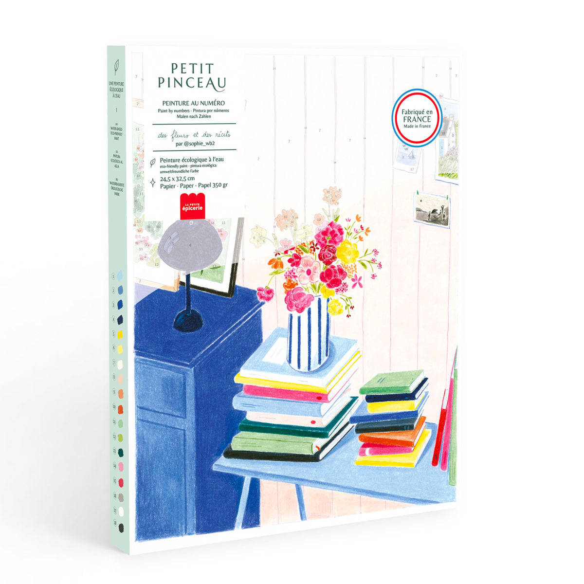 Kit de Peinture au numéro - Des fleurs et des récits
