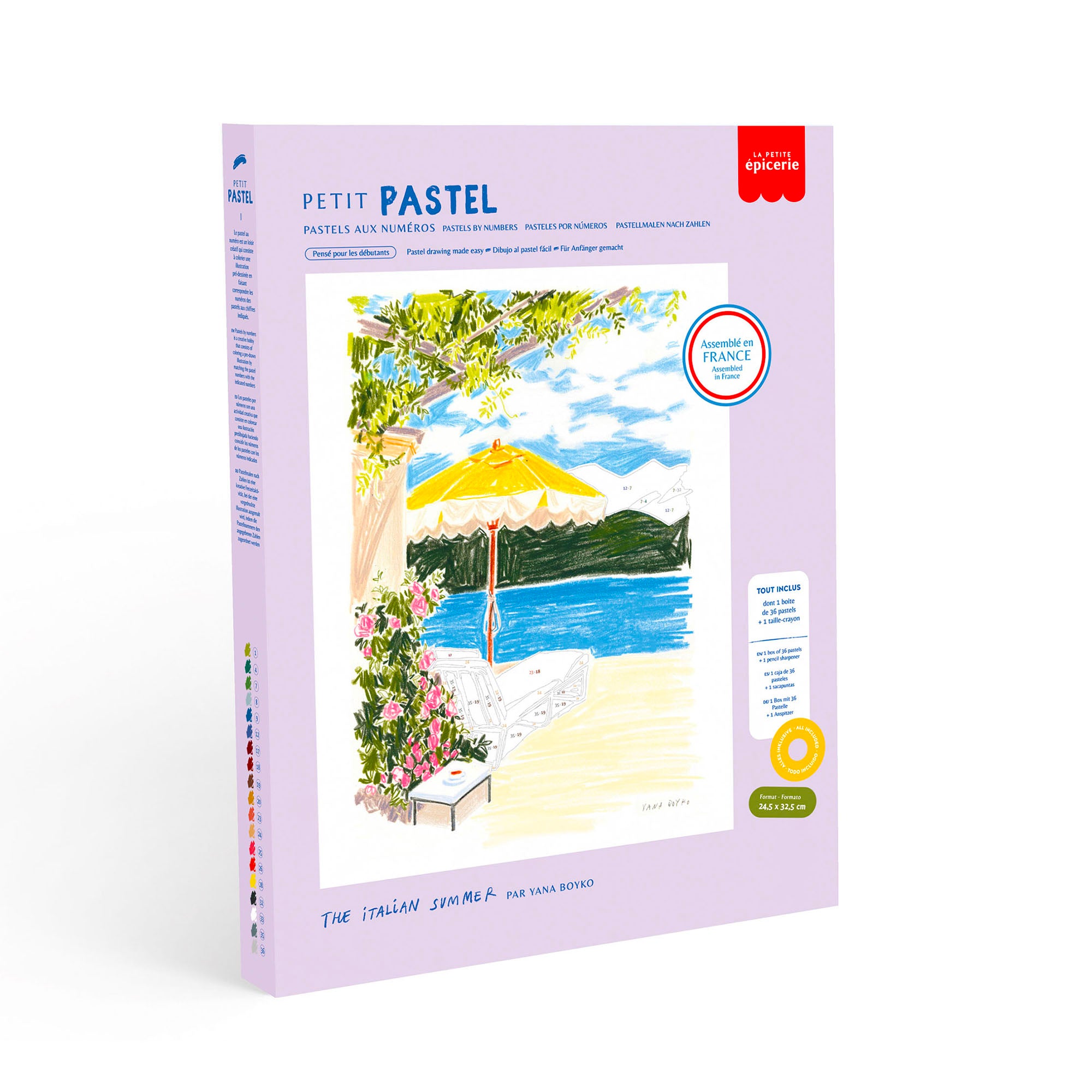 Kit de Pastels au numéro - The Italian summer