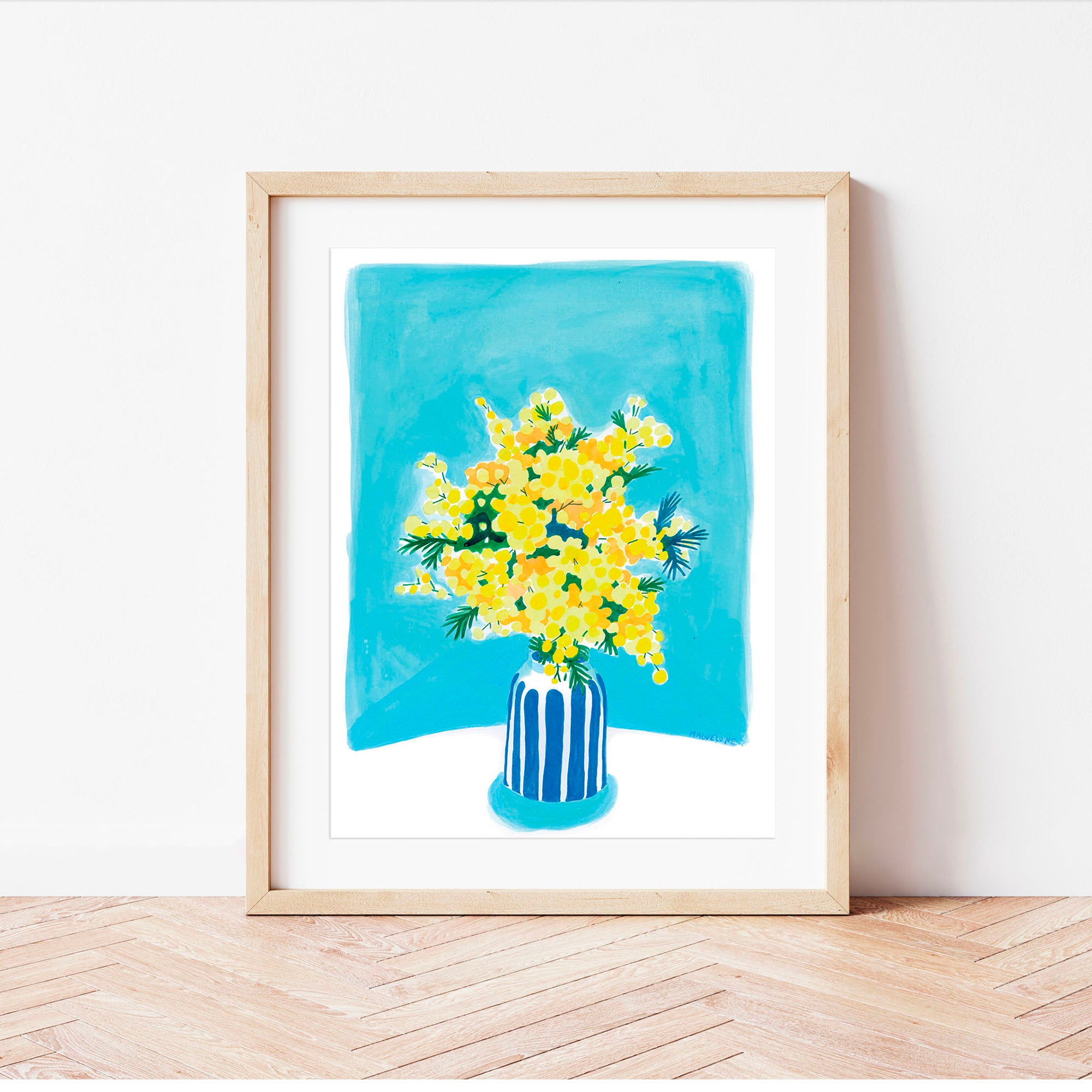 Kit de peinture au numéro - Mimosa