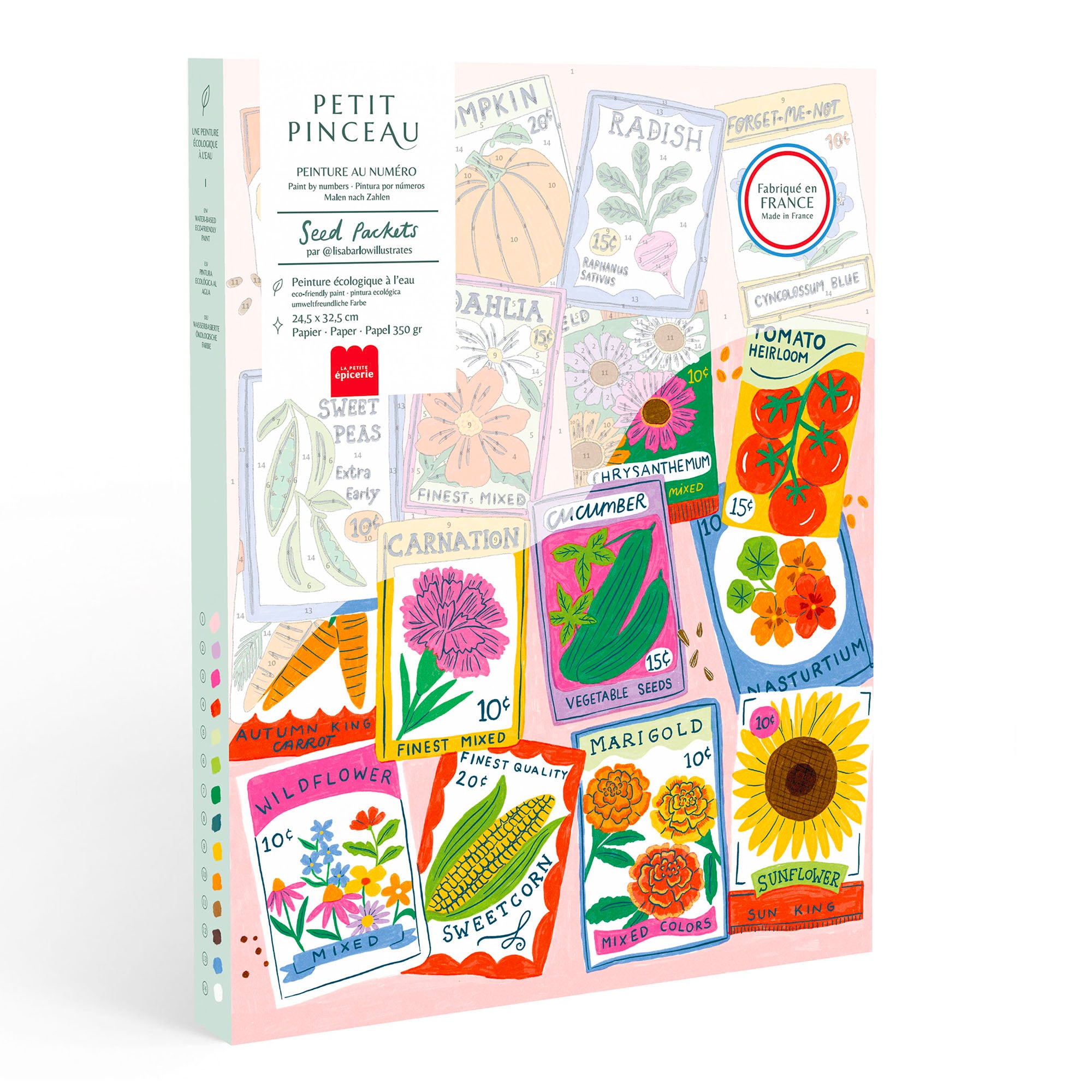 Kit de peinture au numéro - Seed Packets