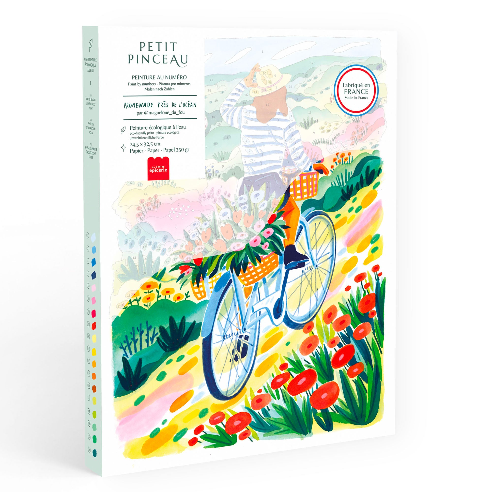 Kit de peinture au numéro - Promenade près de l'océan