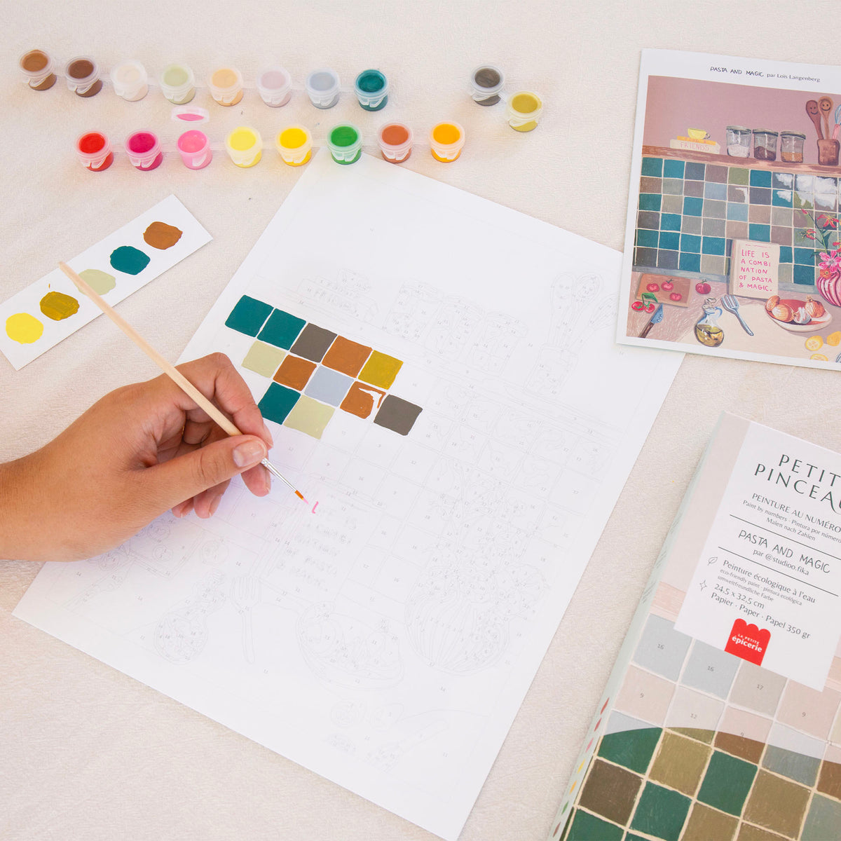 Kit de Peinture au numéro - Pasta & Magic