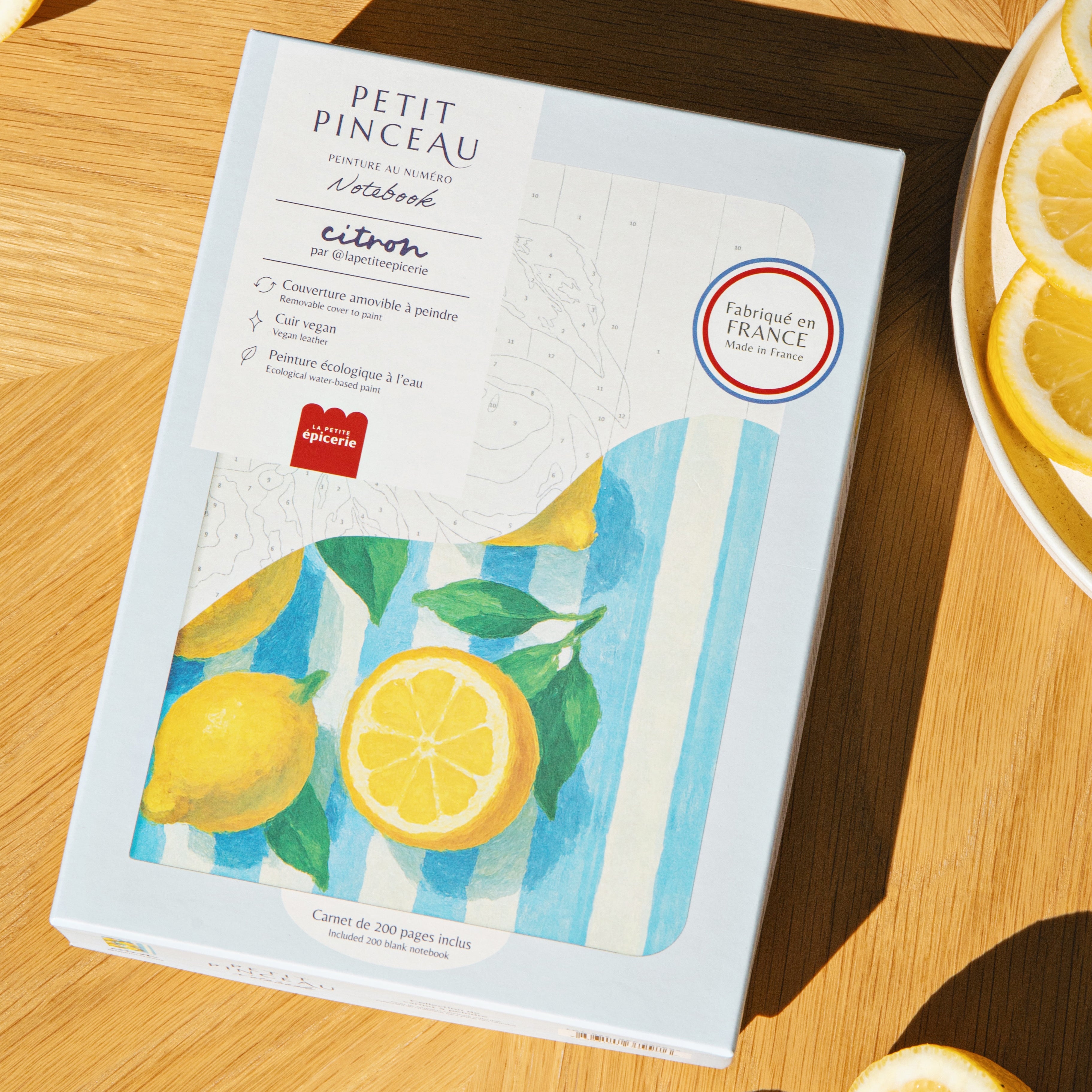 Carnet à peindre - Citrons
