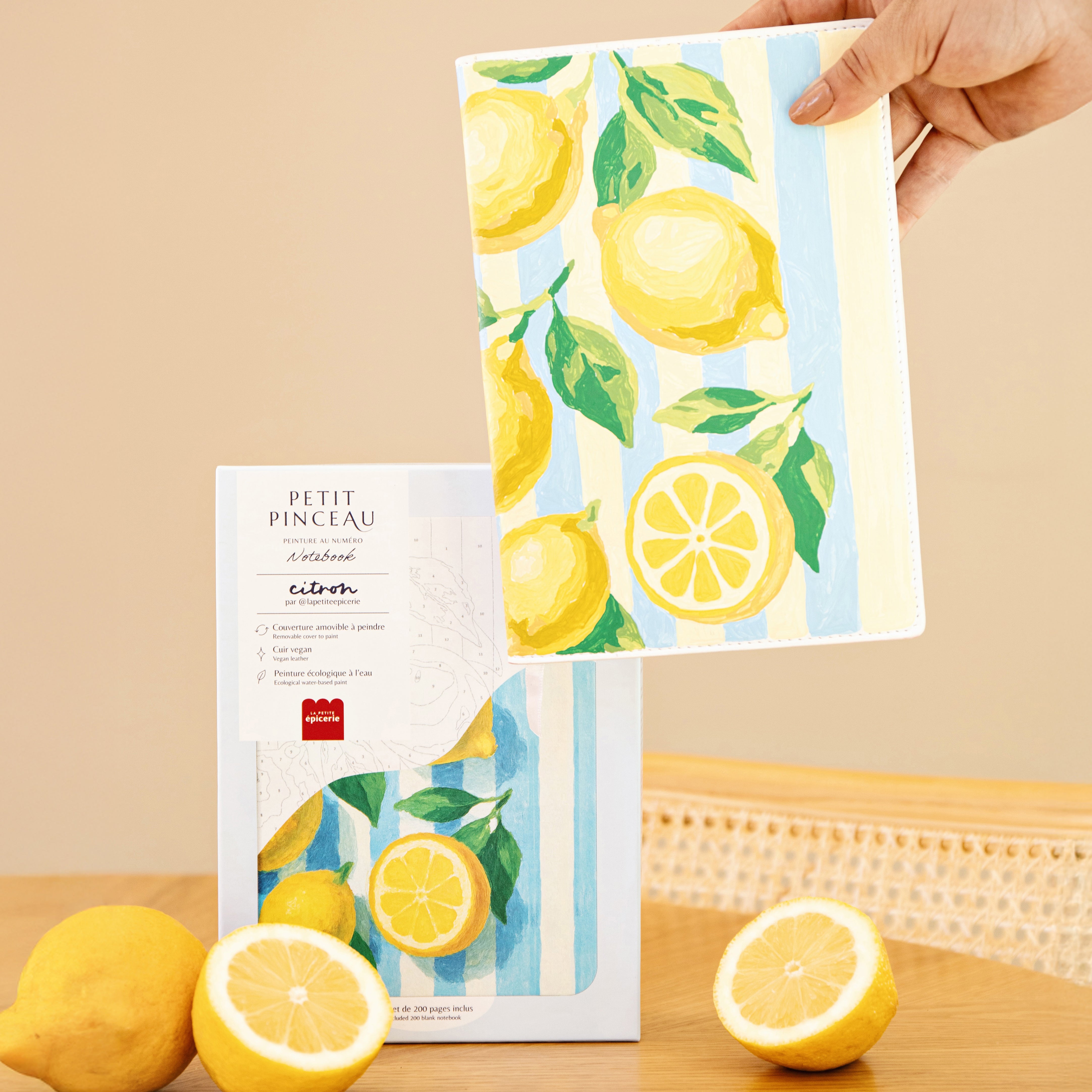 Carnet à peindre - Citrons