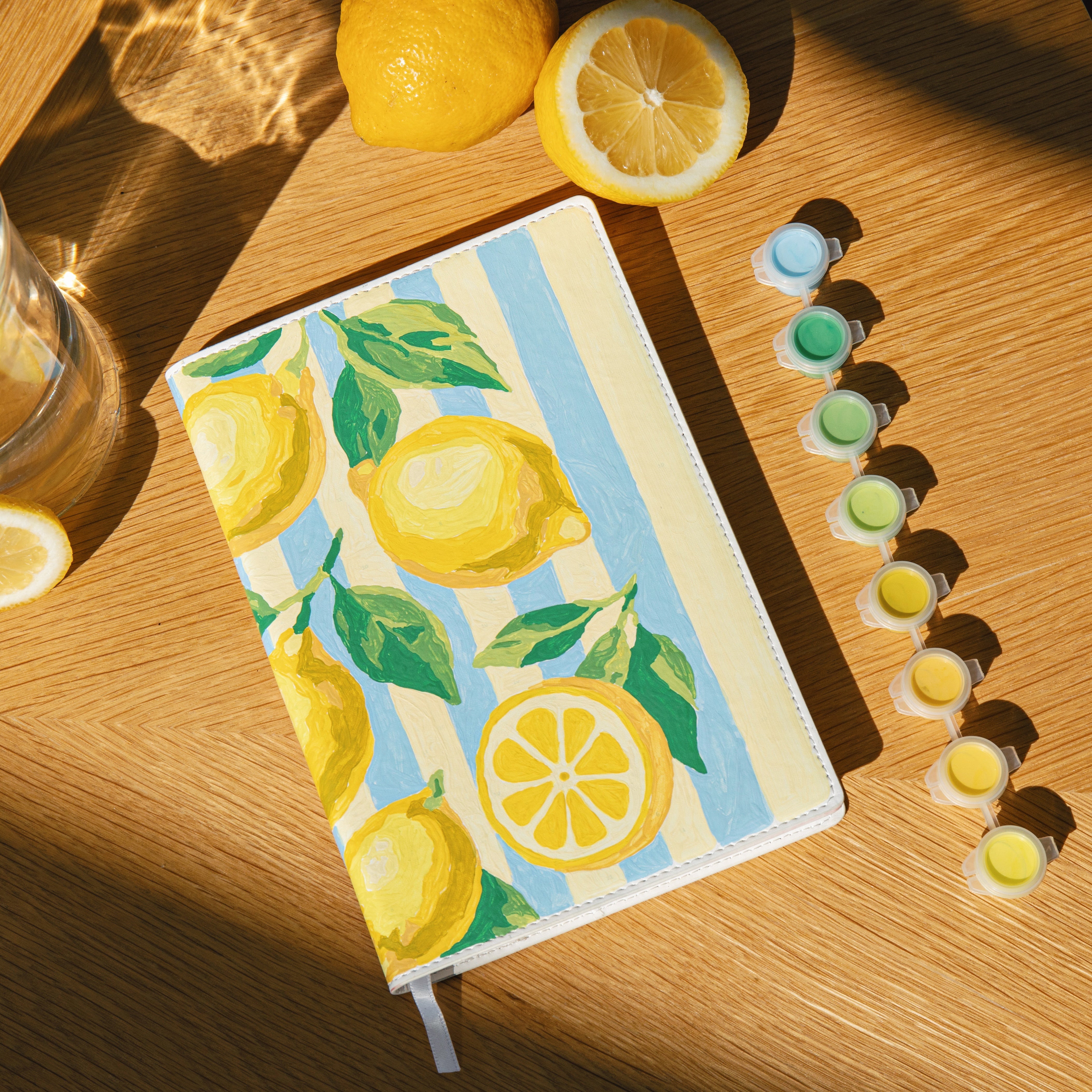 Carnet à peindre - Citrons