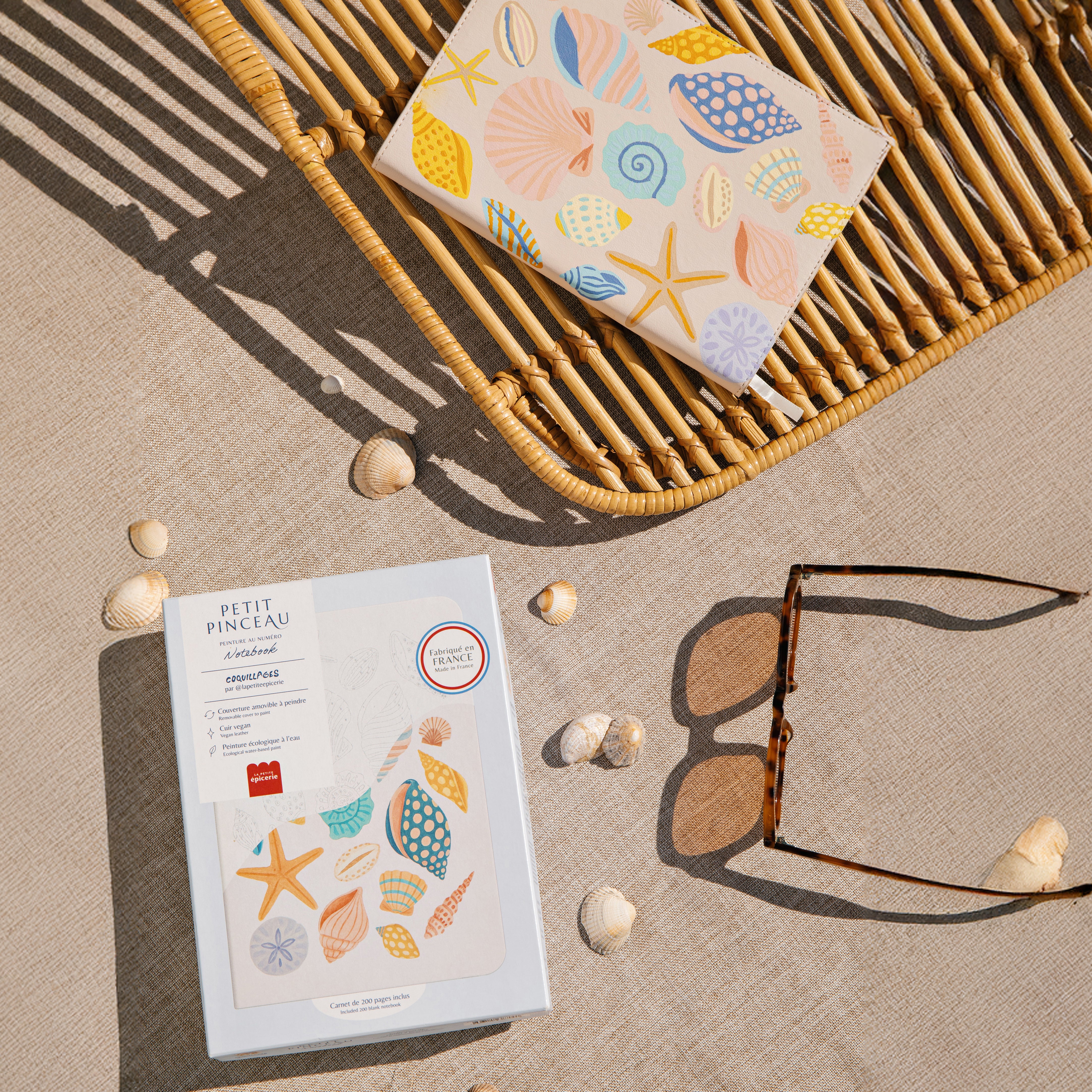 Carnet à peindre - Coquillage