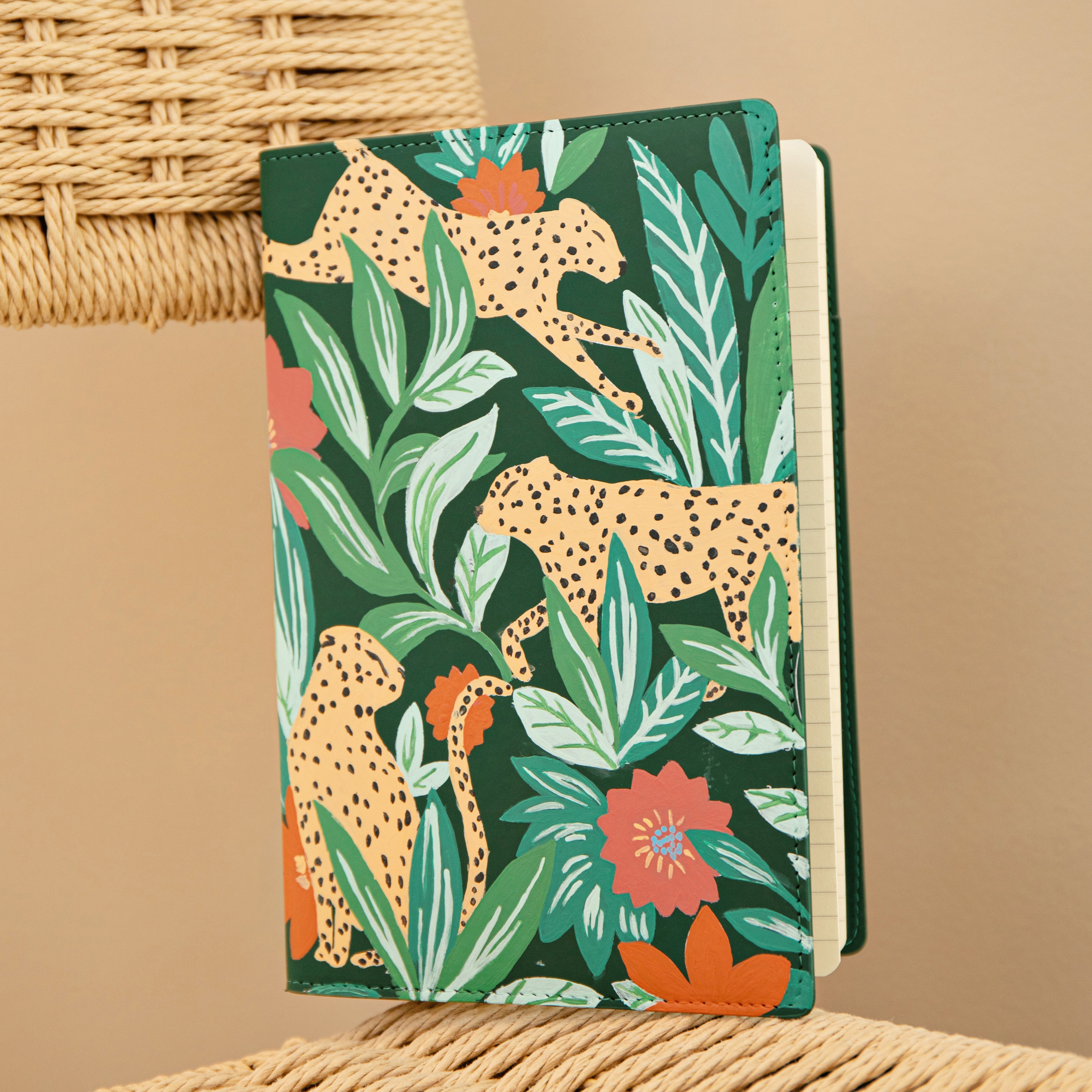 Carnet à peindre - Leaping Leopards