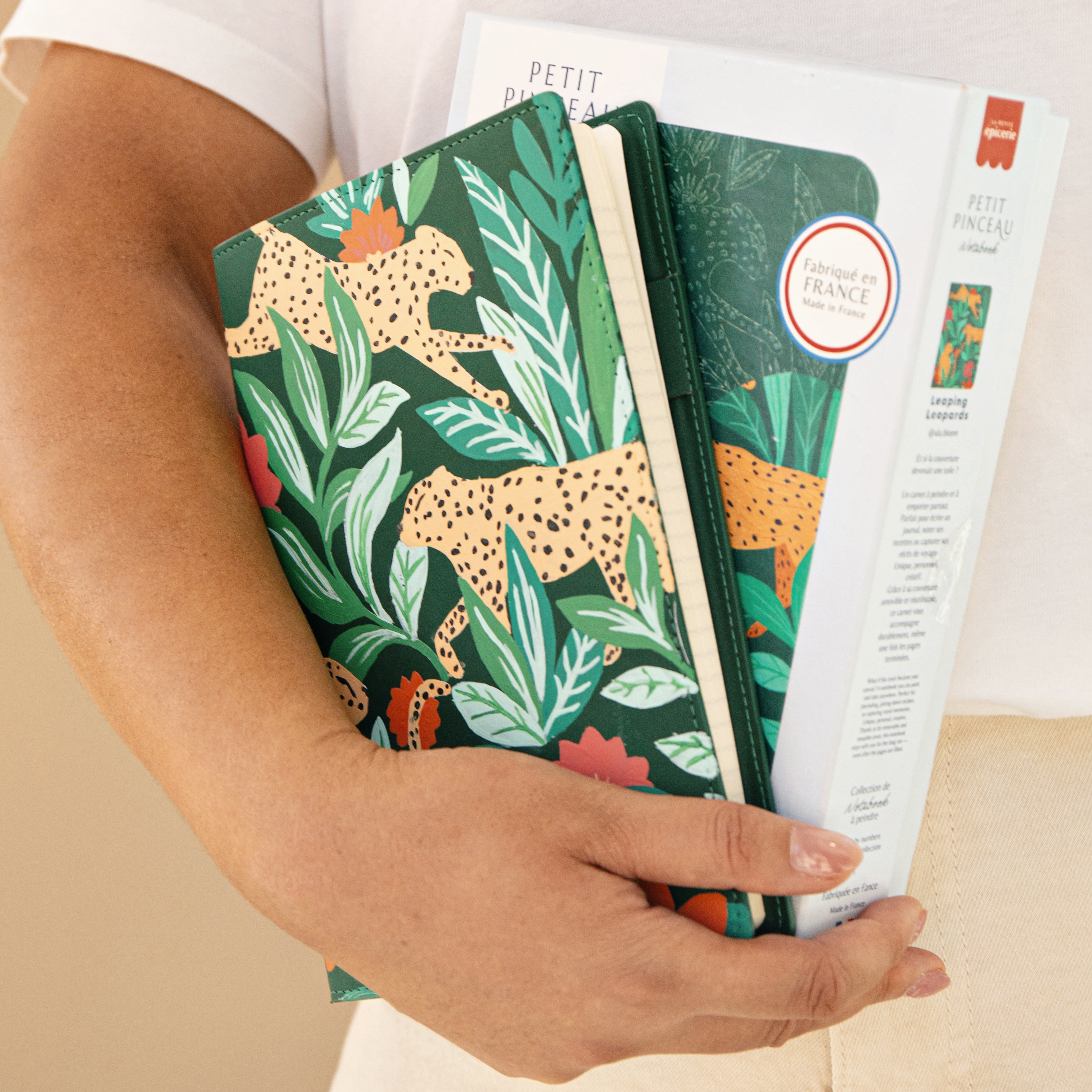 Carnet à peindre - Leaping Leopards