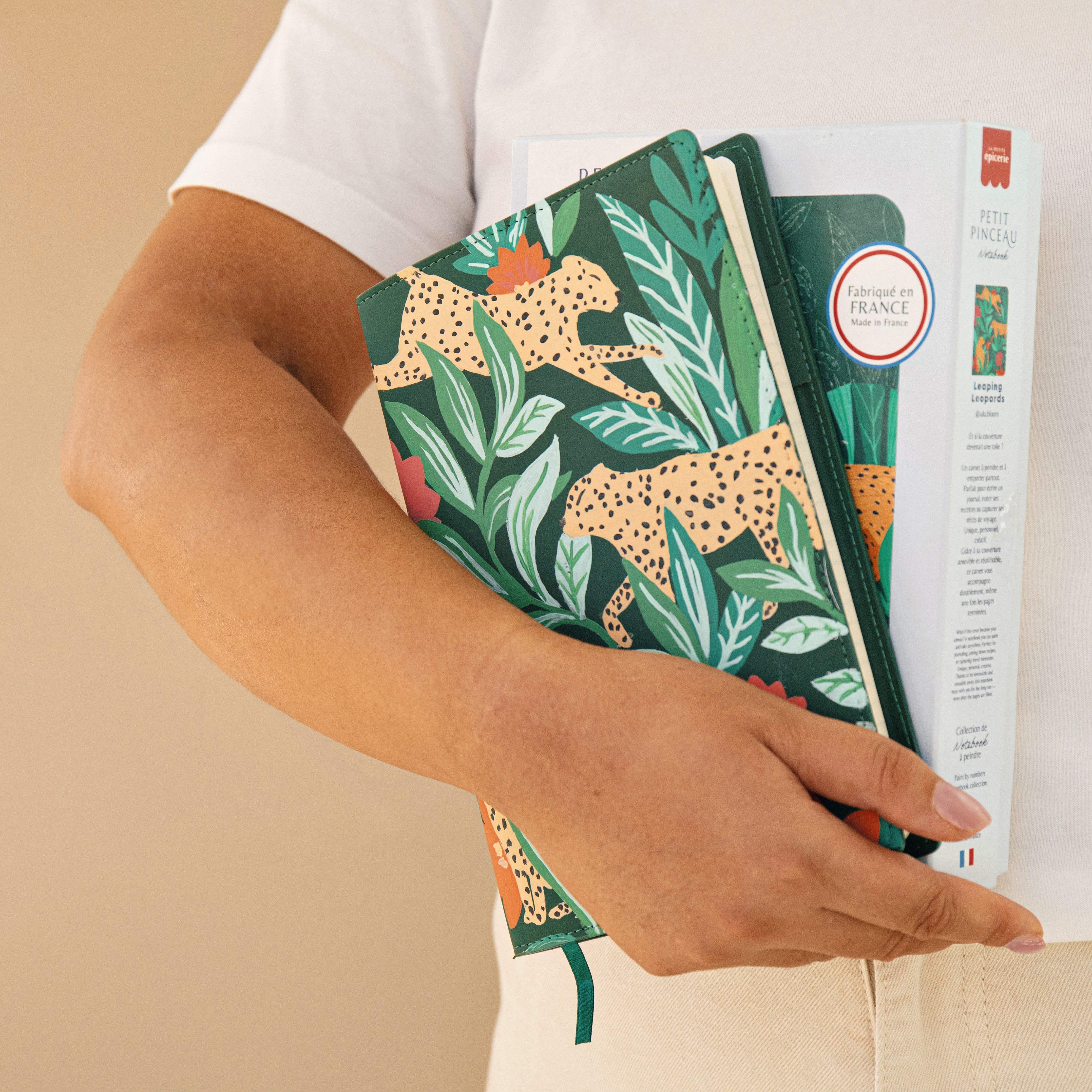 Carnet à peindre - Leaping Leopards