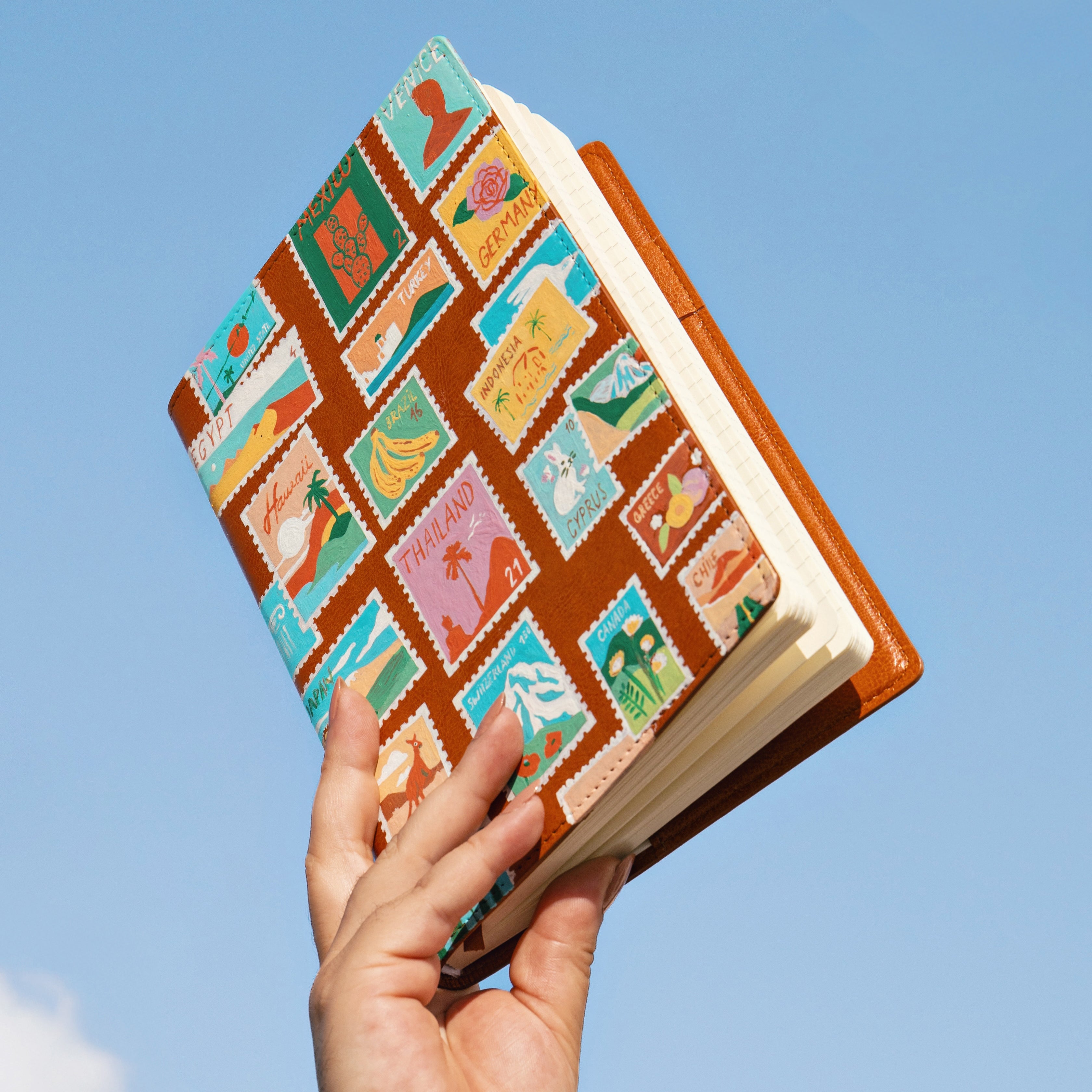 Carnet à peindre - Timbre