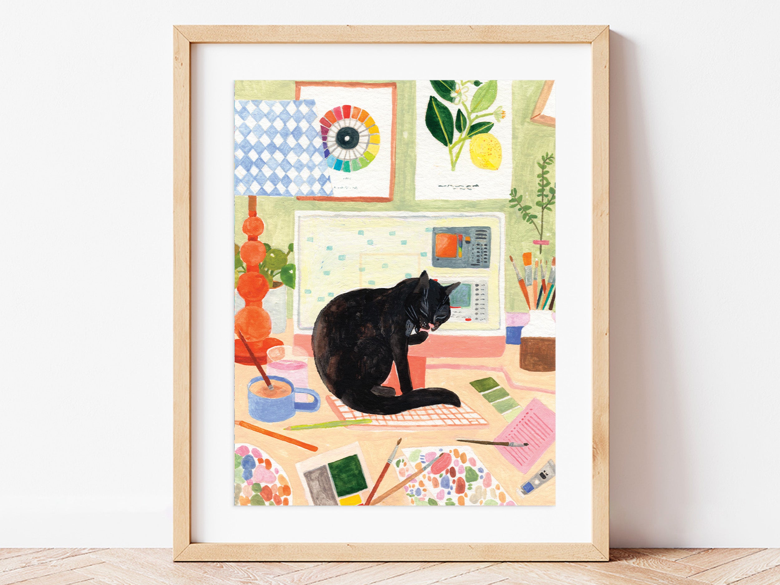 Kit de peinture au numéro - La pause du chat