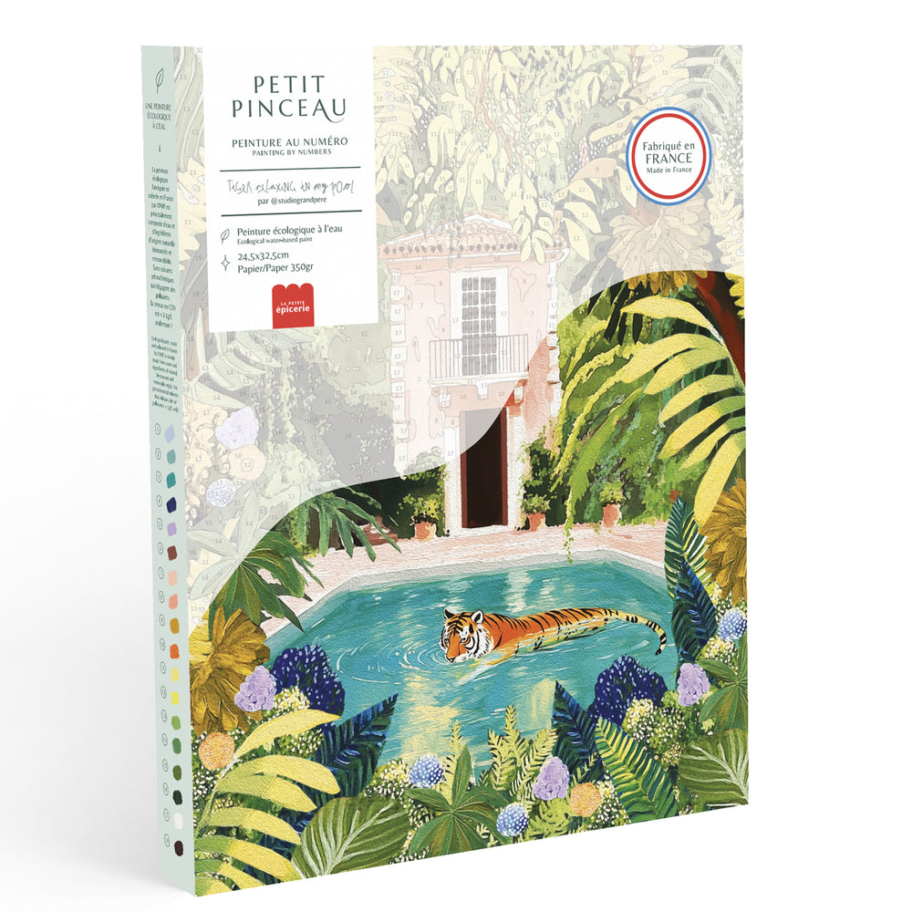 Peinture Numero Adulte Tigre, Animal Peinture Numero Enfant, DIY