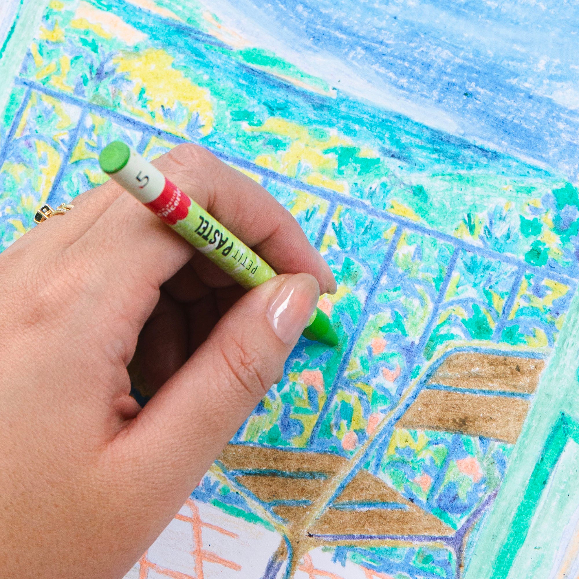 Kit de Pastels aux numéros - La mer pour horizon