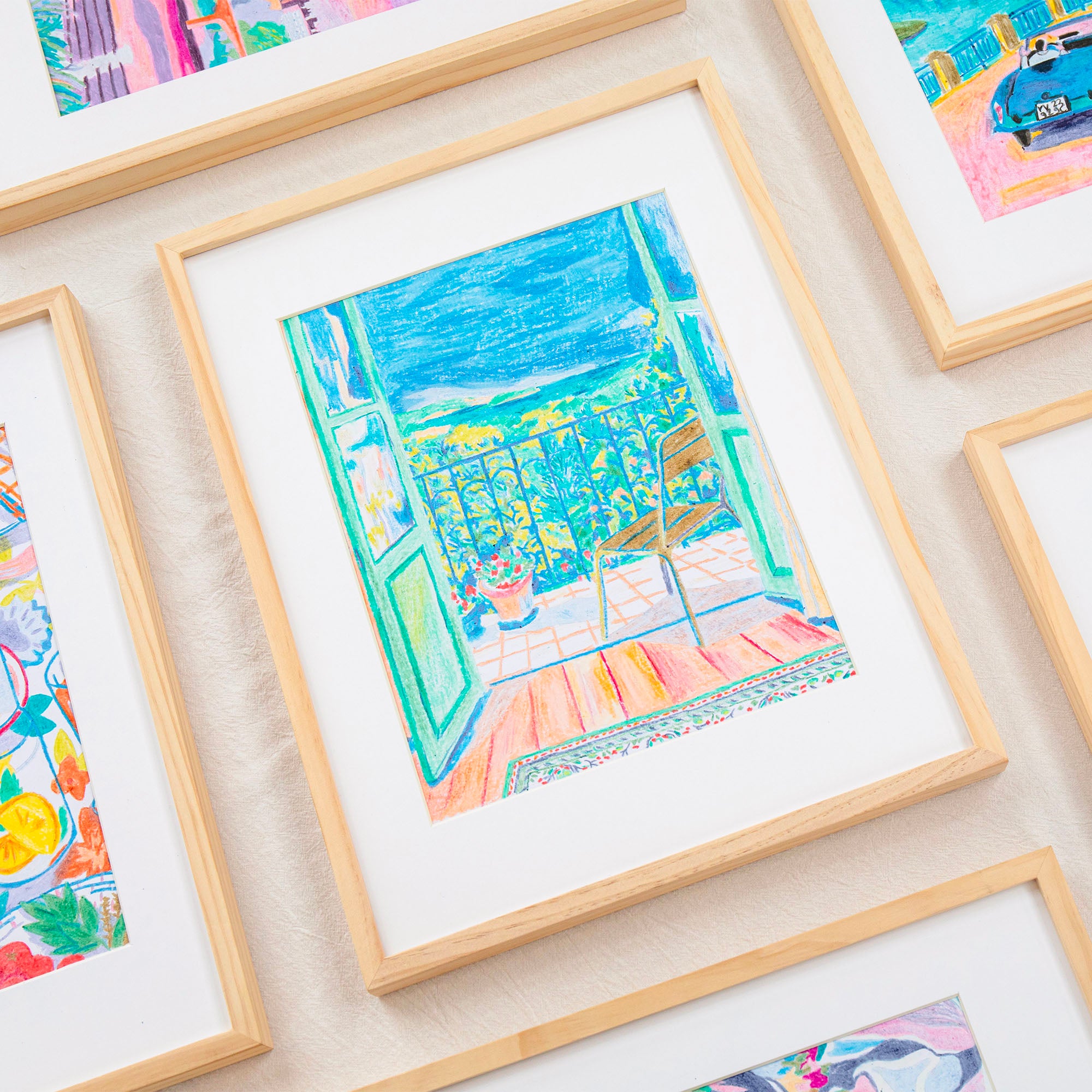 Kit de Pastels aux numéros - La mer pour horizon